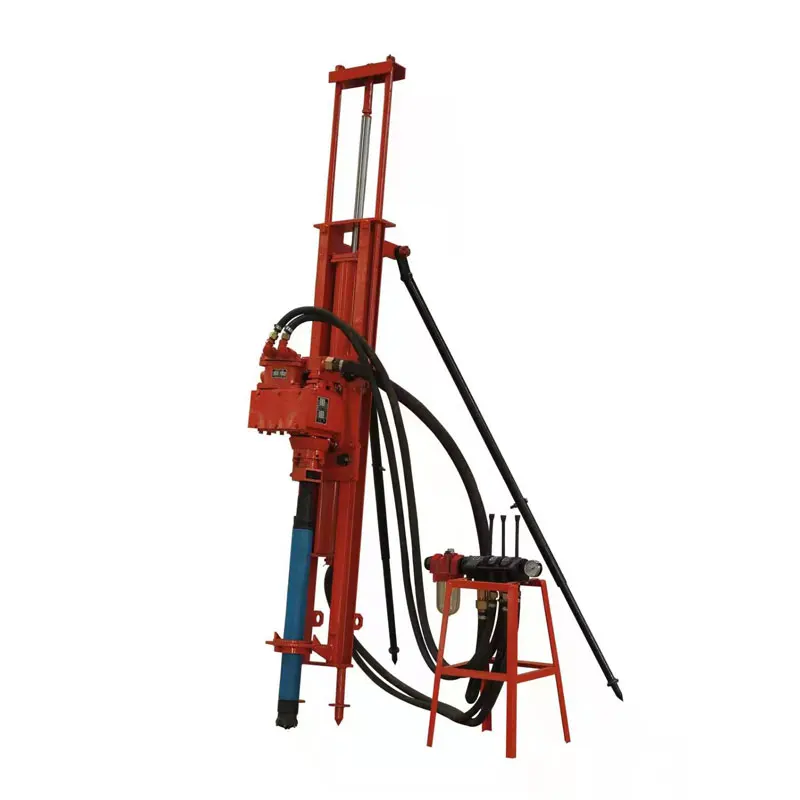 Hot Sale KQD70/100/120 Small Man Portable Machine Hard Rock Bolt Pneumatic Blasting DTH Drilling Rig For Slope Protection