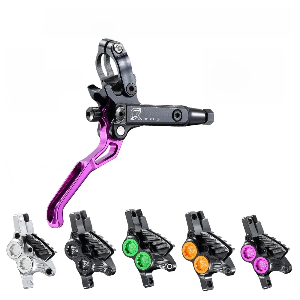 AliExpress RYET 4-Pistons MTB Hydraulic Disc Brake Set for MTB/AM/DH/E-MTB CNC 7075-T6 Heat-Resistant Caliper 840/1550mm Mineral Oil Cable