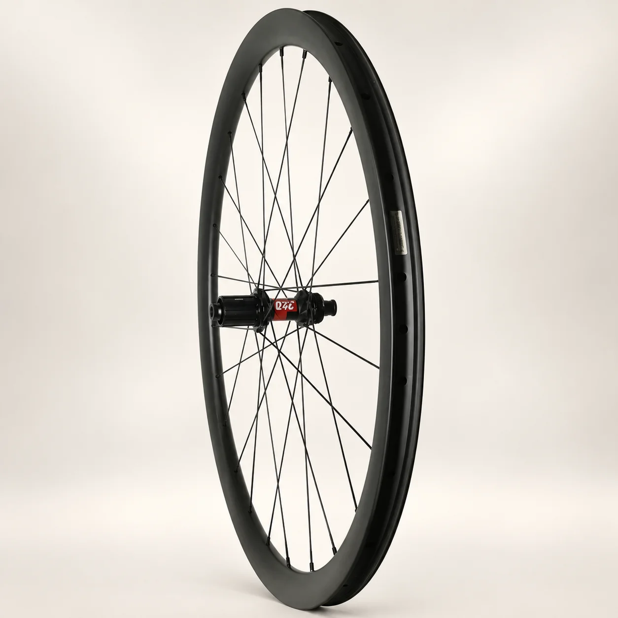 AIRWOLF Carbon Road Bike Wheelset 700C Disc Brake Tubeless Ready DT240 DT350 Center Lock 28mm 21mm Inner 30-55mm Thru Axle Aero