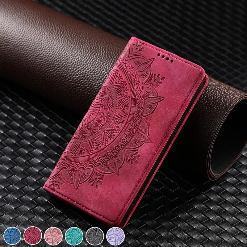Etui Motorola G54 Power G85 E14 E13 Flip Case dla Moto G84 G04 G14 G24 G34 G72 G62 G13 G23 E40 Magnetic Leather Totem Phone Capa — zdjęcie produktu 7