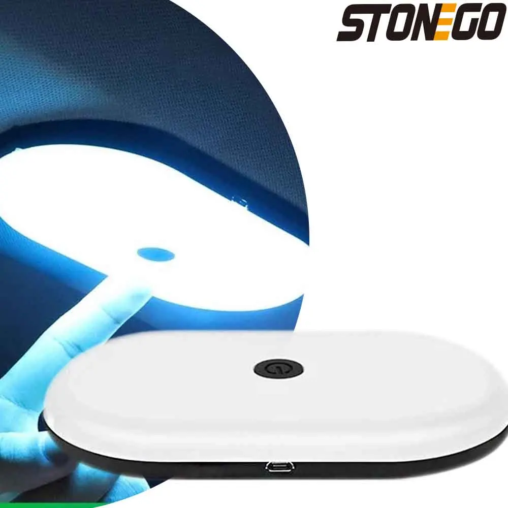 New Universal Car Reading Light Roof Car Magnet LED Ceiling USB Charging Reading Light Roof Double Sided Tape