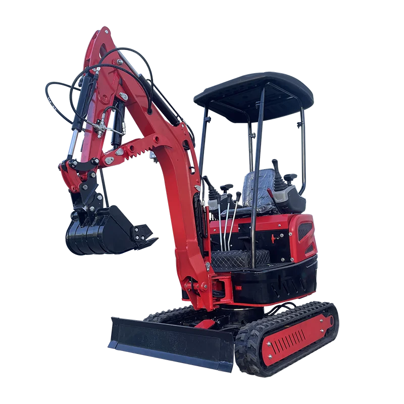 Micro gripper mountain area land reclamation trench digging soil turning small excavator full liquid Kubota household dredge