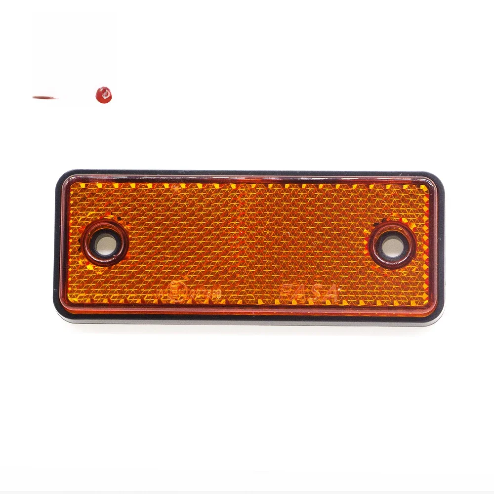 AliExpress AOHEWEI Side Reflector Screw Fixed Red Reflective Strips for Bicycle Boat Motorcycle Trailer Caravan Safety Driving Warning Mark