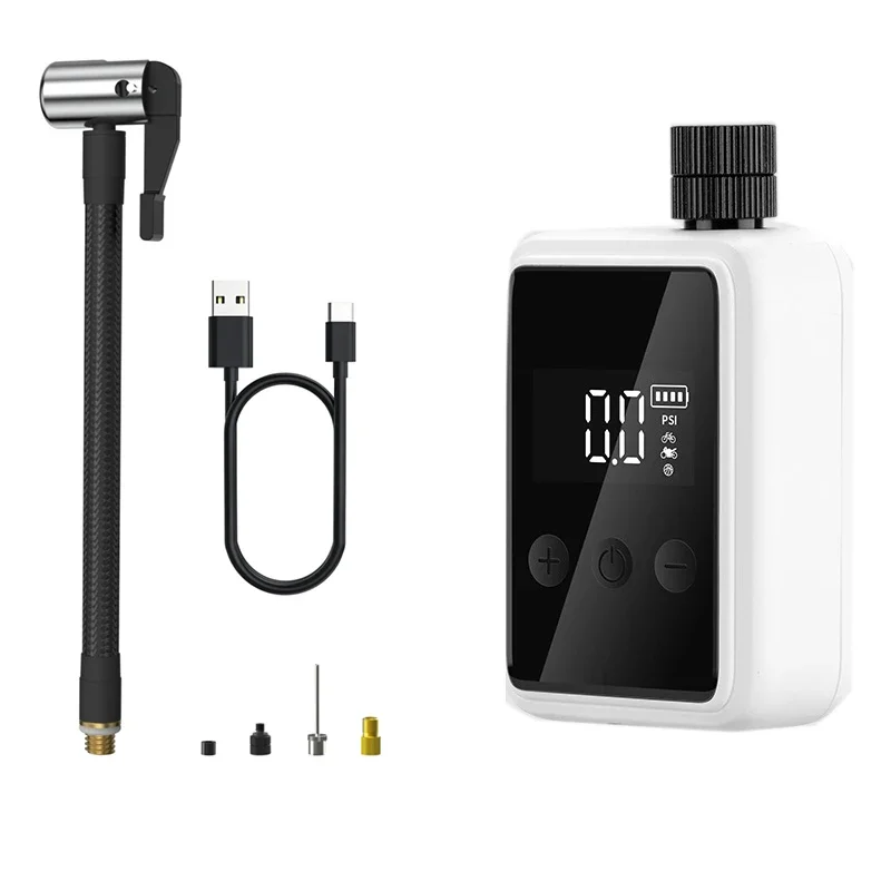 AliExpress NONE Mini Portable Bicycle Pump 150PSI Pump With Digital PSI Pressure Gauge Motocycle MTB Road Bike Tire Inflator