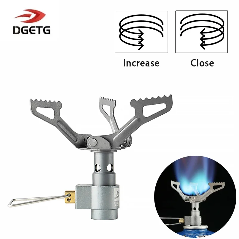 BRS-3000T zewnętrzna kuchenka gazowa Mini palnik gazowy kempingowy 25g ultralekki tytanowy piknik piesze wycieczki kuchenka do gotowania piec