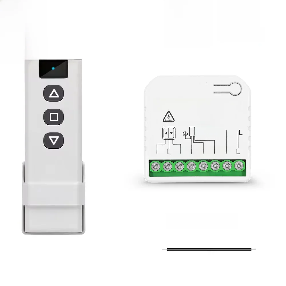Tuya Smart Life WiFi 433Mhz Przełącznik żaluzji z pilotem RF do elektrycznych rolet Google Home Alexa Smart Home Control — zdjęcie produktu 7