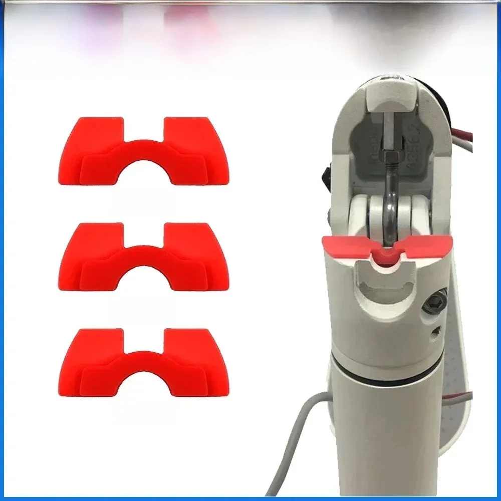 Coussin d'amortissement de fourche avant pour Scooter électrique M365, pièces réducteurs de secousse en caoutchouc pour Xiaomi M365 1S PRO, accessoires de coussin pliable, 3 pièces