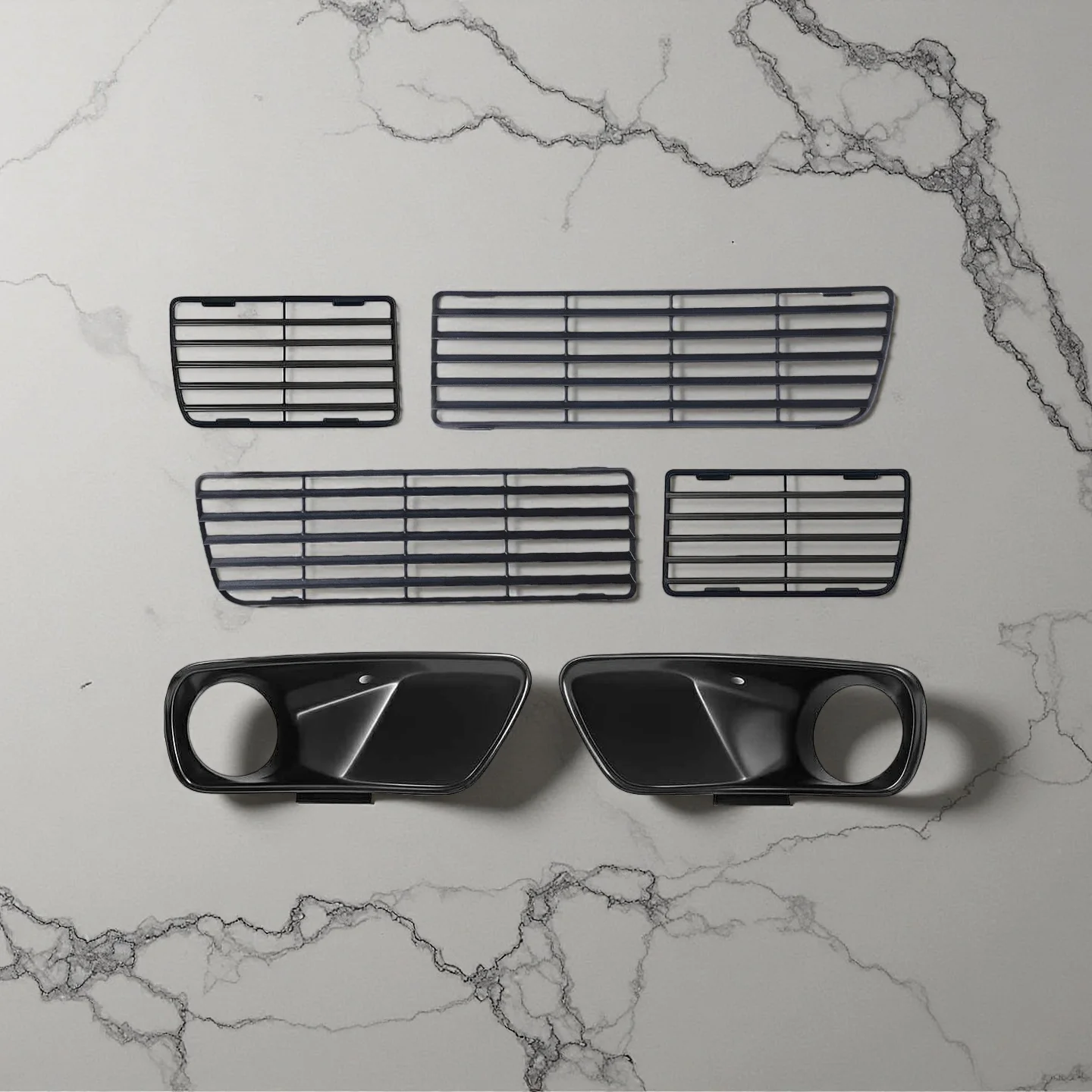 

Полный набор из 6-х шт., решетка индикаторной отражателя, нижний воздухозаборник, набор решеток для бампера EURO VW MK3 Golf GTI VR6