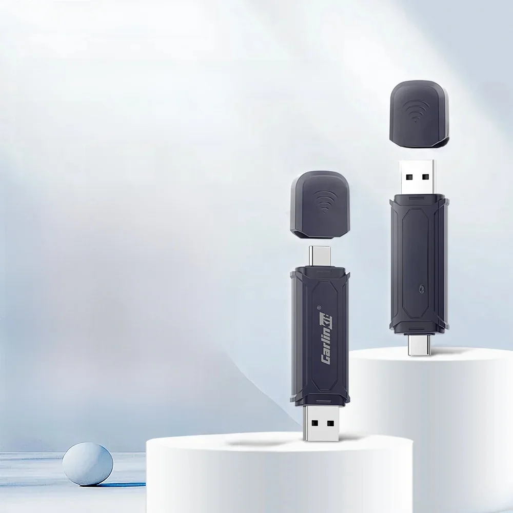 Carlinkit Mini 5/5 Pro Wireless Carplay Android auto Adapter for Car Intelligent Systems Upgrade Ble Wifi Wireless Connection