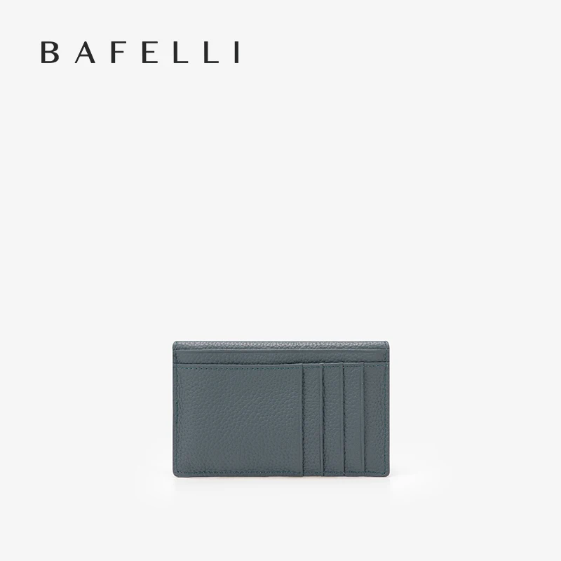 BAFELLI Designer Multi-card Slots Genuine Leather Short Wallet for Women with Bill Storage