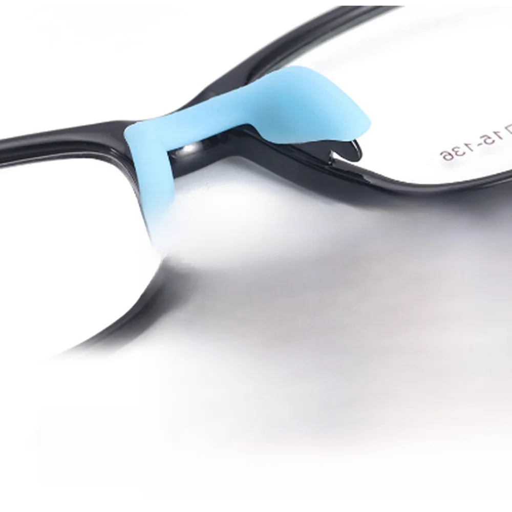 Lunettes en Silicone en forme de U, 10 pièces, plaquettes nasales, cadre optique, accessoire de réparation, pièce d'insertion, Push In, livraison gratuite CY071