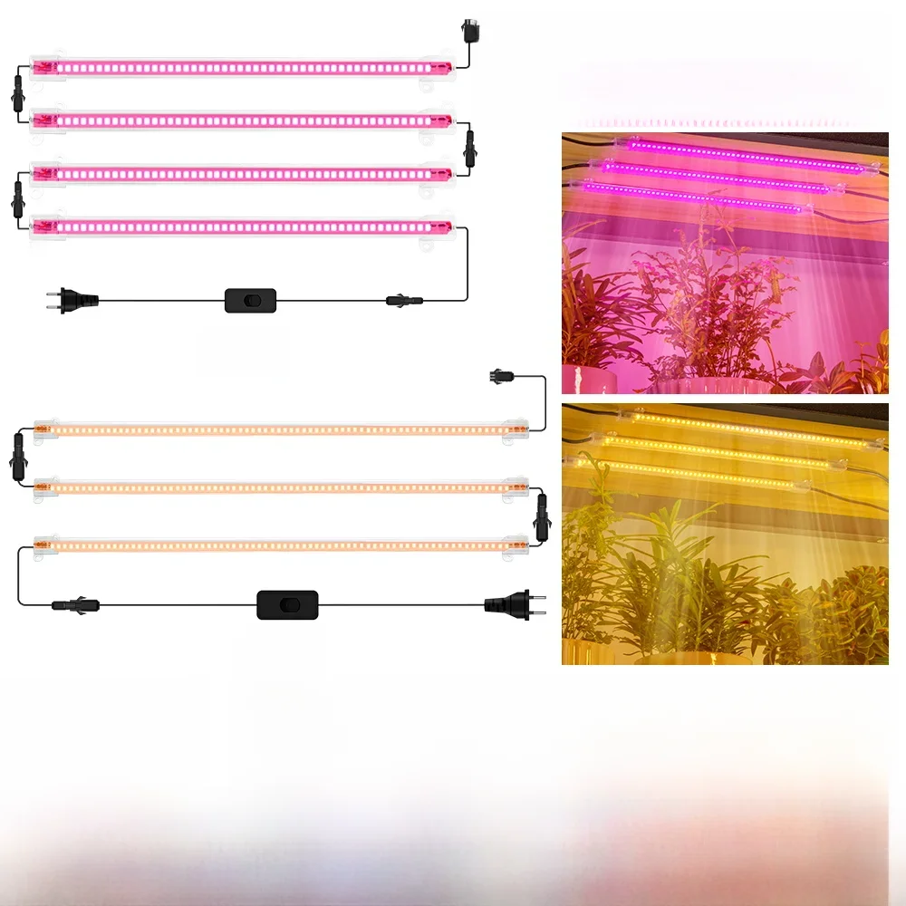 LED Plant Grow Lights Full Spectrum Indoor Hydroponics Cultivation Lamp For Succulent Flower Vegetable Seedlings Growth Box 220V
