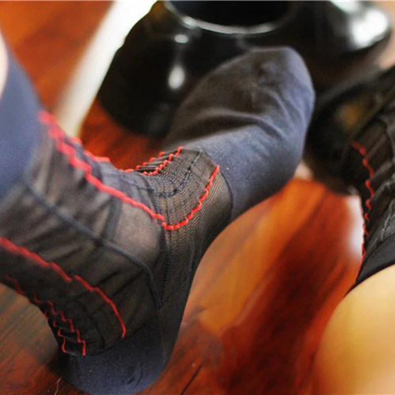 

Luxury Dress Socks Man's Socks Luxurious Romantic Celebrity Noble Man Socks Red