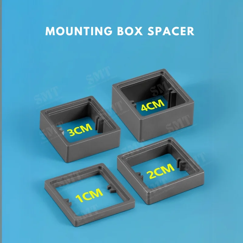 

Wall Mount Spacer 2 Inch for Electrical Box, Deep Switch Mounting Box Extender, Flush Mounted Drywall Spacer for Outlets Sockets