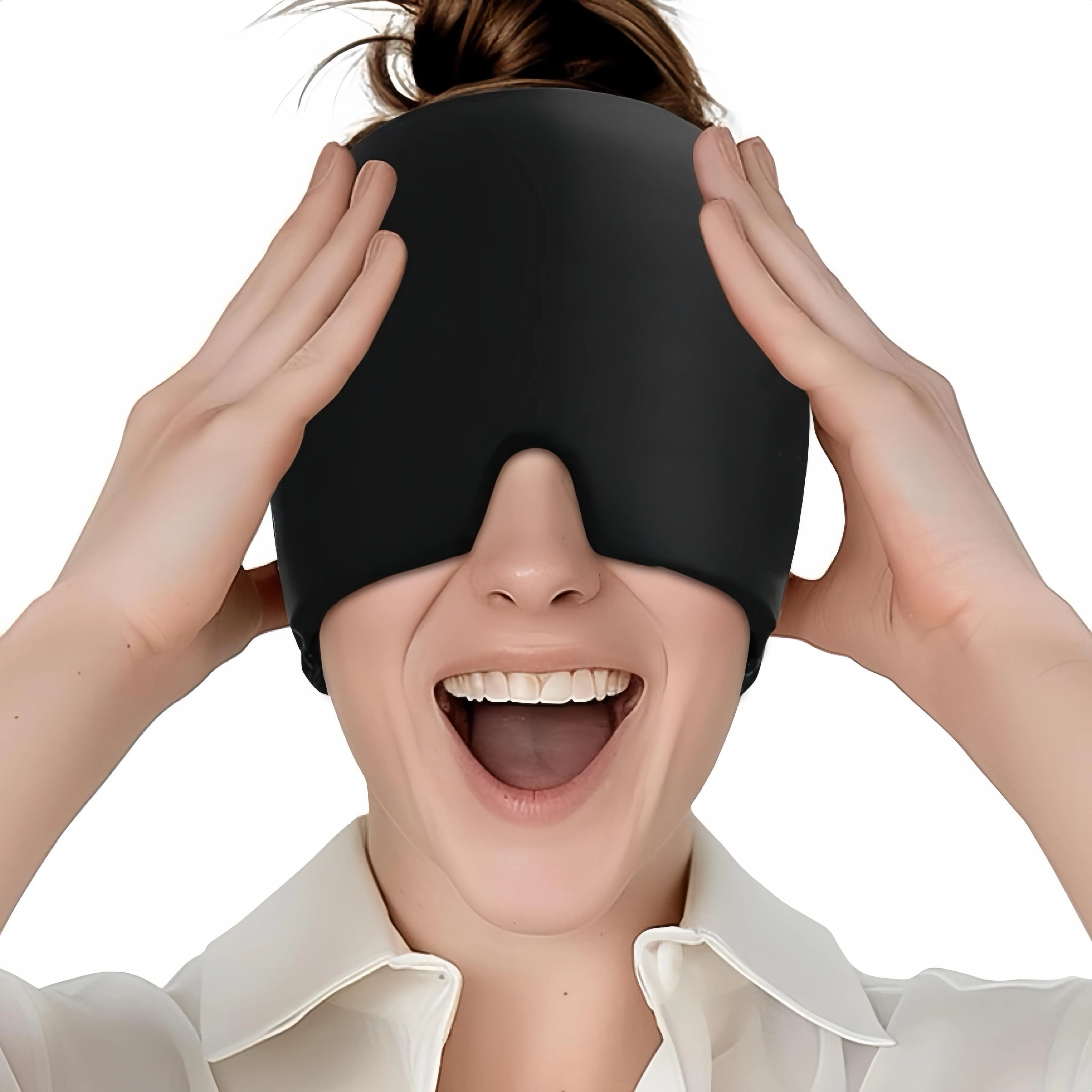 

Шапка для снятия мигрени с горячей и холодной терапией, маска для снятия стресса, отеков глаз и напряжения в носовых пазухах