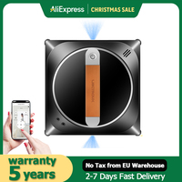 Window Cleaning Robot Liectroux YW910,Double Water Spray,Laser Sensor,Home Floor Windows Robot Vacuum Cleaner,App&Remote Control