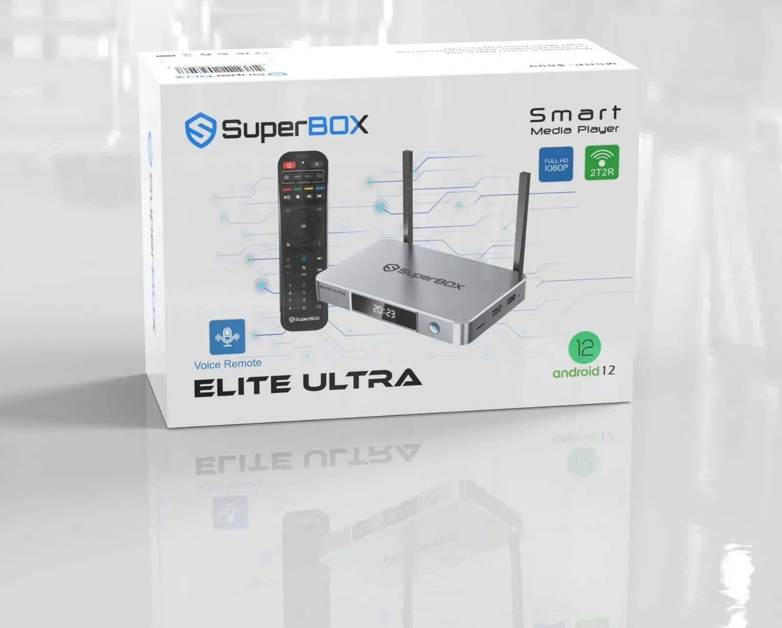 

Лидер продаж, купите 2 и получите 1 бесплатную ТВ-приставку SUPERBOX ELITE ULTRA, медиа-плеер 2024, модель 4 Гб + 128 ГБ, Φ Wi-Fi