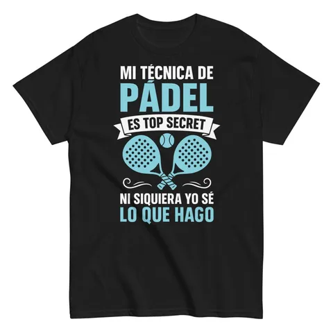 Camiseta Padel Divertida Mi Tecnica
