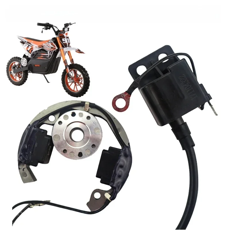 AliExpress NONE Mini Motorcycle 50cc Accessories Ignition Coil Pit Bike for 50 SX Electric and Ignition Internal Rotor Stator Magneto