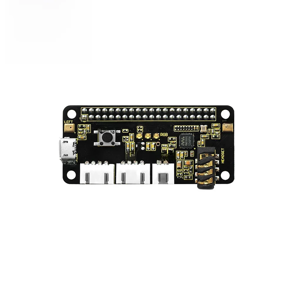 Keyestudio 5V ReSpeaker 2-Mic Pi HAT V1.0 karta rozszerzeń dla Raspberry Pi 4B/3B +/3B certyfikat CE — zdjęcie 2
