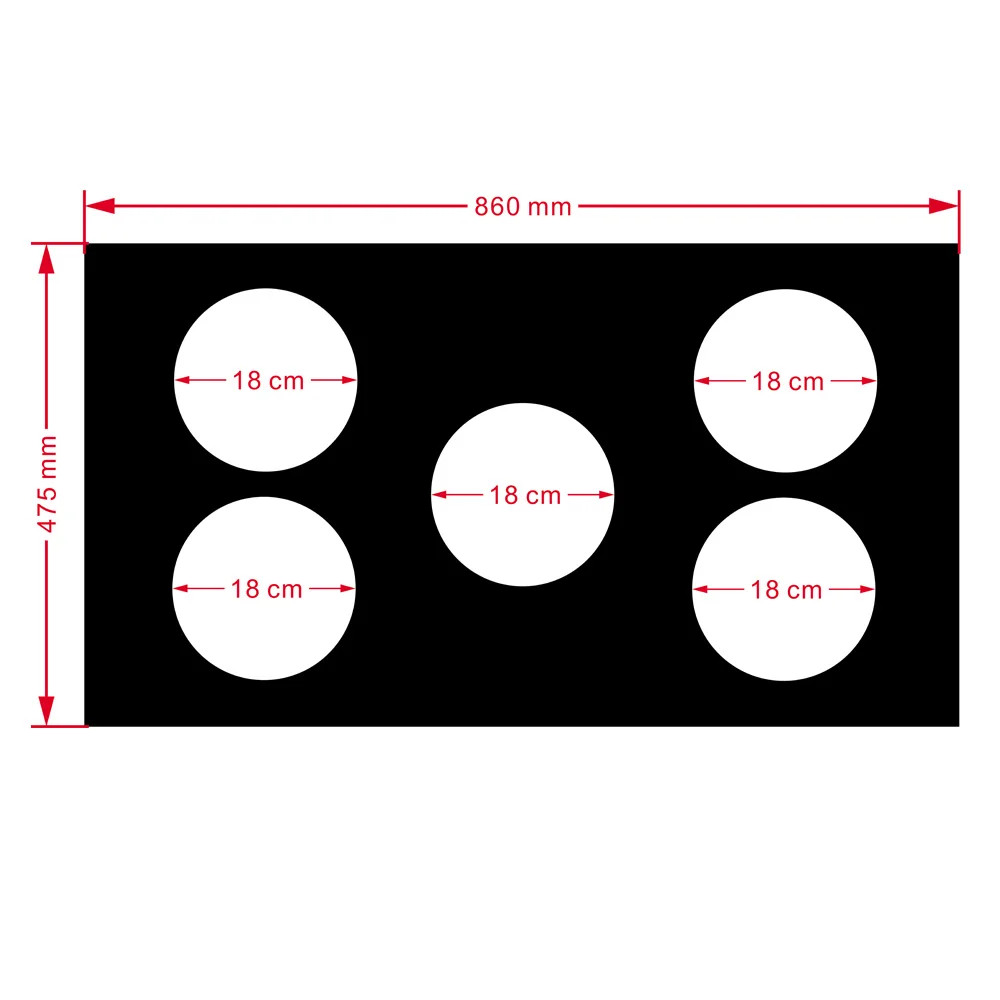 5 Cooking Zones Hidden Invisible Induction Cooker 5