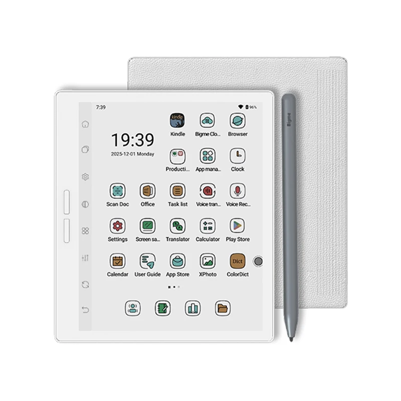 Bigme B751C S E-Book-Reader, 7'' Farb-E-Ink-Display, 36-stufige Frontbeleuchtung, 4+64GB, Android 14, papierähnliches Lesen, E-Reader