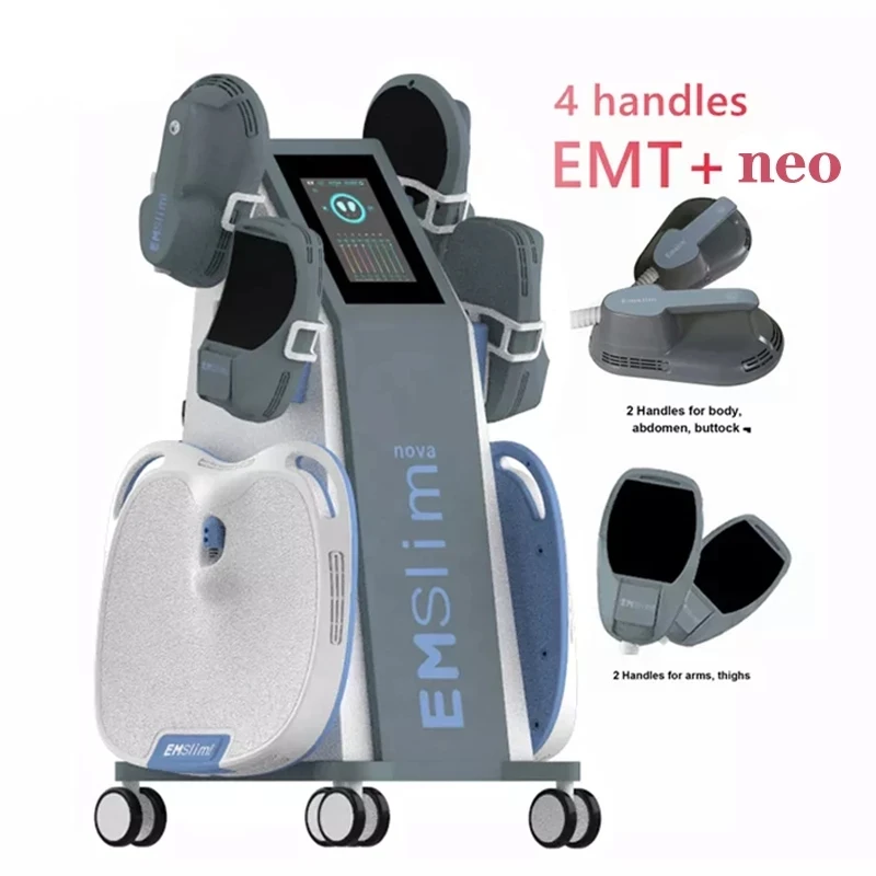 2024 Emslim Neo Sculpting Muscle Lose Weight Fat Burner Device Pelvic Floor 5 Handle Ems Muscle Building Stimulator Machine