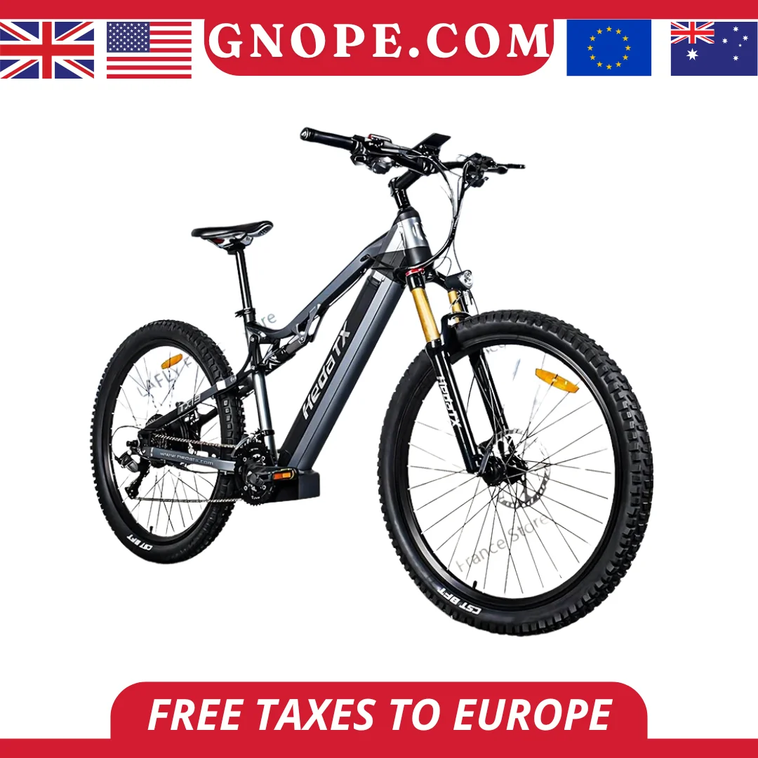 EU 2024 New Heda-TX19 29Inch Speed sensor Electric Bicycle 1000W 48V19.2AH Hydraulic Brake Ebike with Full Suspension 27 Speed