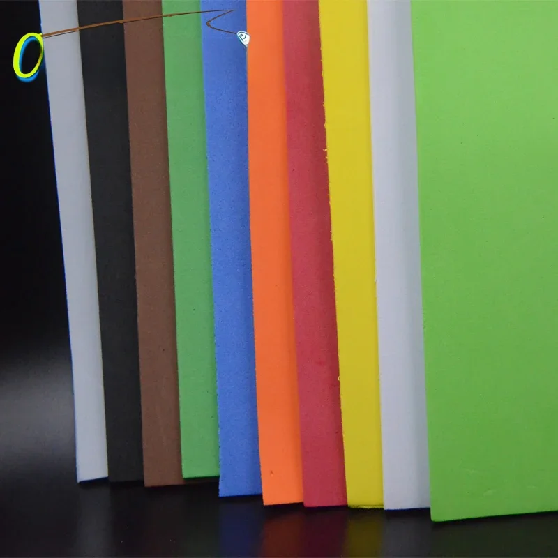 10 sztuk 3mm arkusze pianki wiązanie muchowe EVA koniki polne muchy żurawie muchy 10 kolorów przynęty na ryby papier piankowy pływające muchy materiały — zdjęcie 2