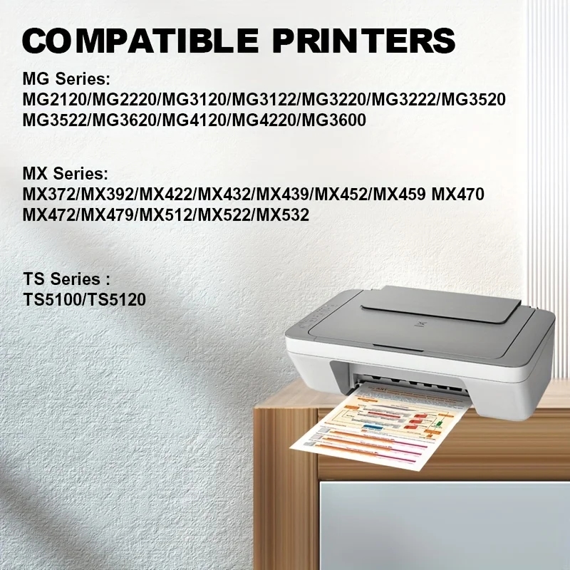 PG240 CL241 Kartrid Tinta Canon Remanufaktur untuk Canon PIXMA MG2120 MG3120 MG350 MX372 MX392 MX492