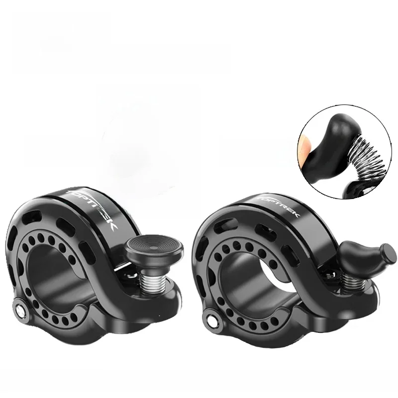 AliExpress UK Toptrek NEW Bicycle Bell Ring Stainless MTB Cycling Horn Bike Bell Handlebar Crisp Sound Horn For Bicycle Safety Bike Accessories 2024
