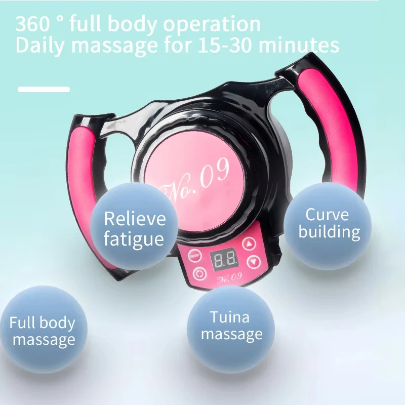 

Compact 360 Vibrating Cellulite Massager Handheld Roller for Lymphatic Drainage Muscle Relax Body Shaping