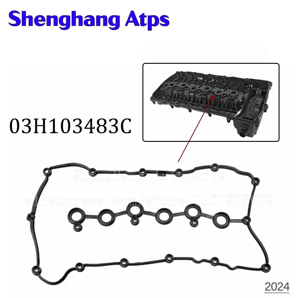 

Engine Valve Cover Gasket For VW Touareg CC Passat Audi Q7 Porsche Cayenne 3.6L 2006-2017 03H103483C 03H 103 429 H 95810513530