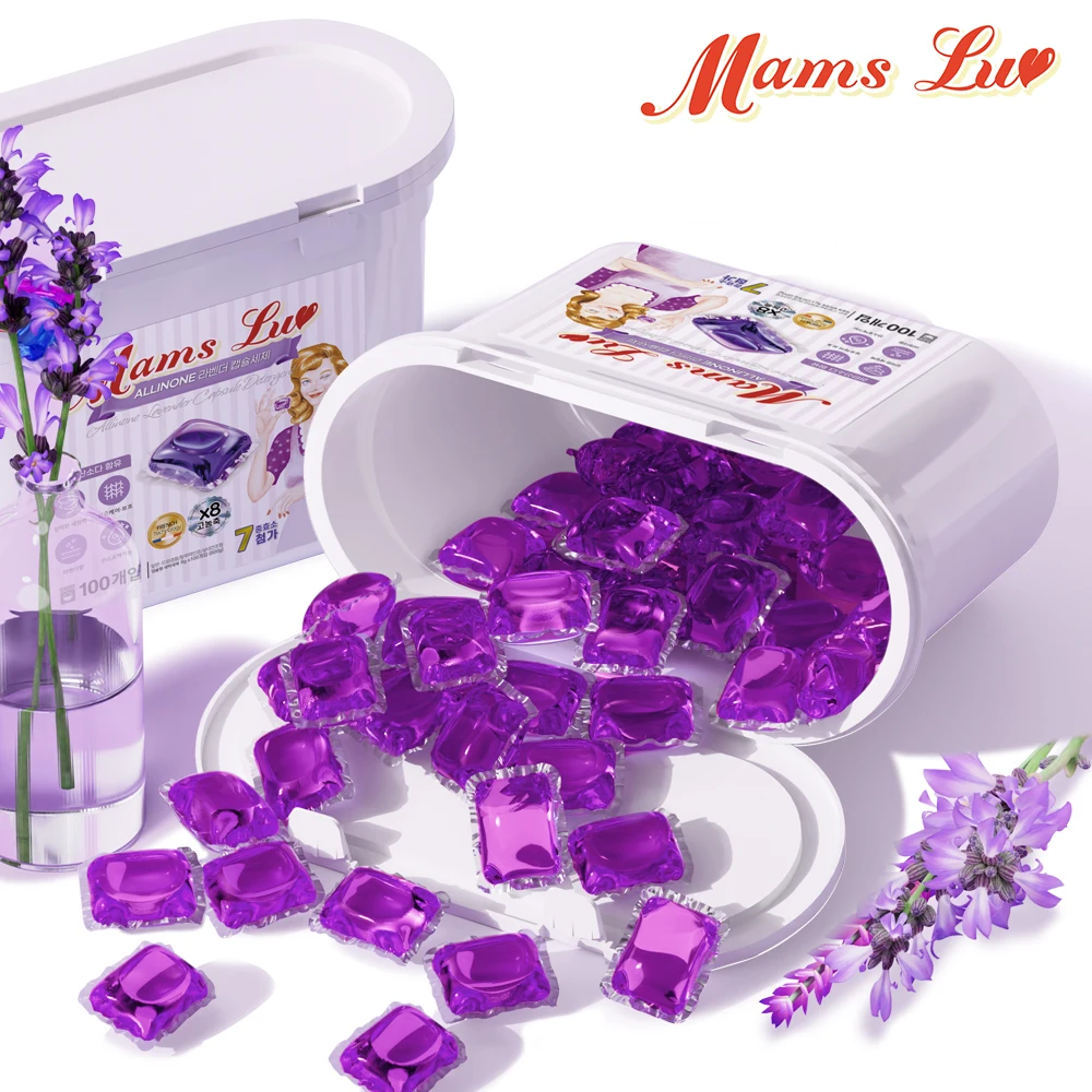 Mamsluv All-In-One Lavender Capsule Detergent 8g