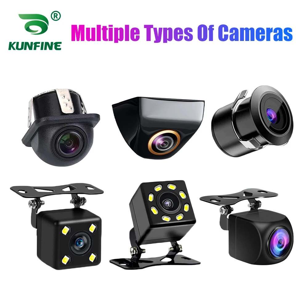 Universal Car Rear View Camera 720P 1080P AHD IP68 LED Car Back Reverse Waterproof HD Night Vision Parking Assistance Camera