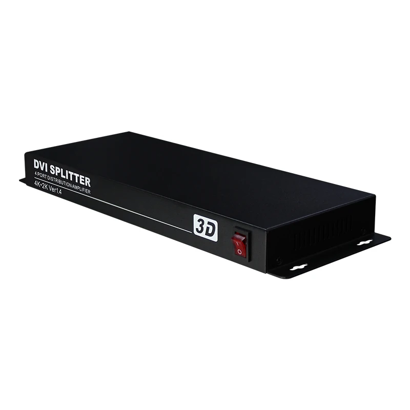 AMS-D1S4 HD DVI 1 In 4 Out Led Video Wall Signal Splitter 1080P 4K 3D 1x4 DVI Signal Distributer Adapt Stage Led Wall P4 P5 P6