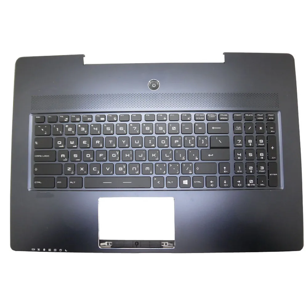 Laptop PalmRest&Keyboard Backlit GS72 For MSI E2P-77105XX-CGO V143422BK2 V143422A1 V143422BK2 V143422BK1 No Touchpad New