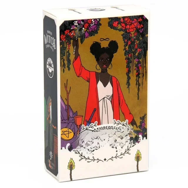 Jeu de cartes de Tarot de sorcière moderne, Version anglaise, jeu de société, guide PDF, destin de Divination pour femmes et filles, usage personnel