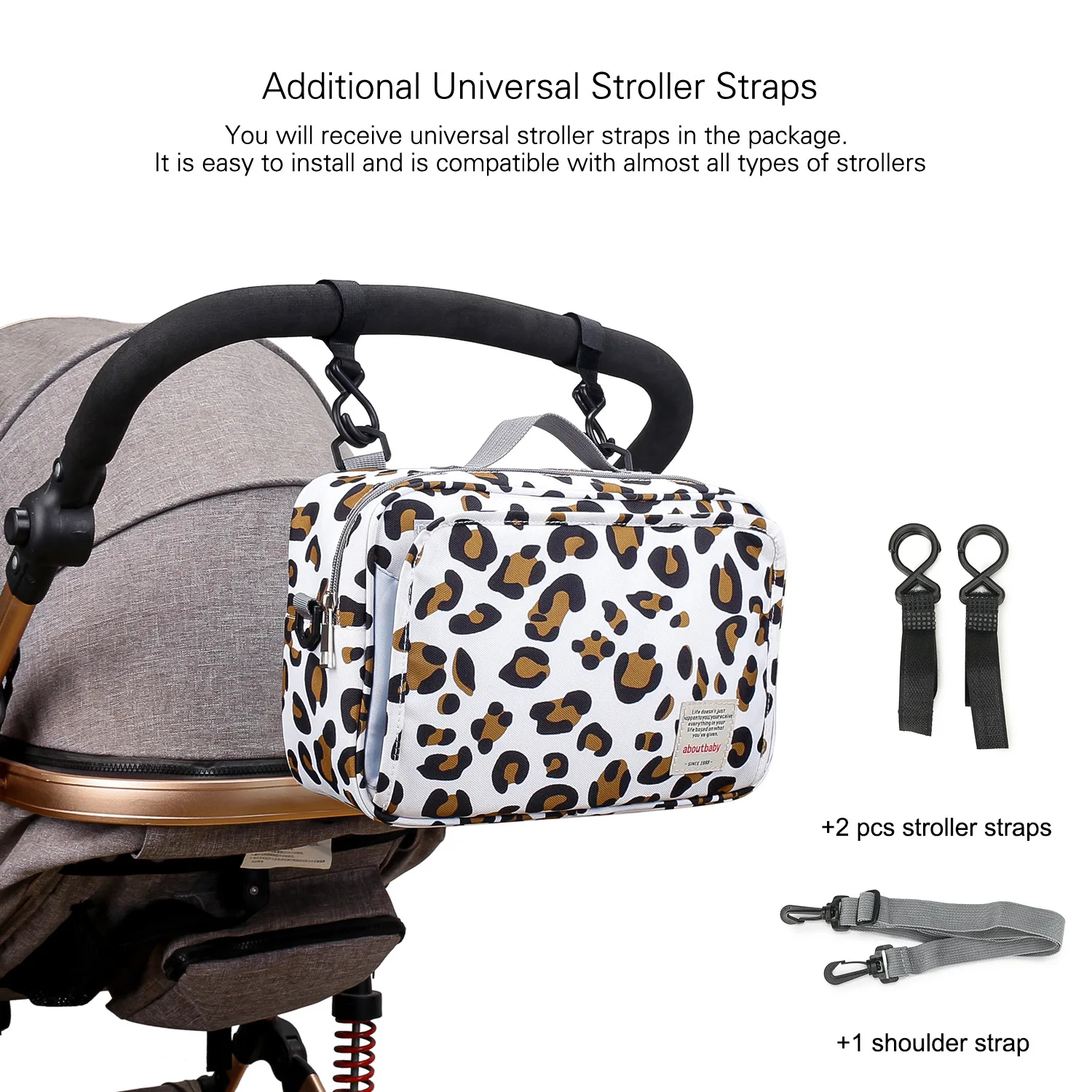 Baby Stroller Bag Organizer Trolley Bag Waterproof Mummy Shoulder Bag Baby Diaper Nappy Bag Bebe Pram Buggy Cart Insulation Bag