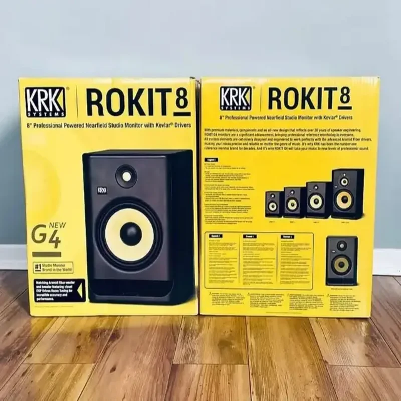 NEW BUY 2 GET 1 FREE SALES KRK ROKIT 8 G4 POWERED STUDIO MONITOR