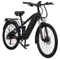 Electric mountain Bike 1000W 52V 21Ah 21speed 27.5x2.4 Bearing suspension Oil Brake Aluminum Alloy frame fast Road ebike