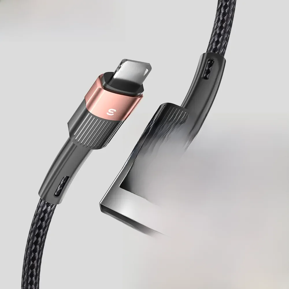 Essager Szybkie ładowanie dla iPhone'a Kabel USB 11 12 13 Pro Max Mini Xs Xr X SE 8 7 6 Plus 6s 5 5s 2.4A Przewód do ładowarki iPhone'a — zdjęcie 2