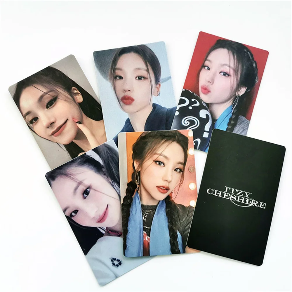 6Pcs/Set Kpop ITZY New Album CHESHIRE Photocard Lomo Card High-quality Card Merchandise Gift For Fans Collection Yeji Lia Ryujin