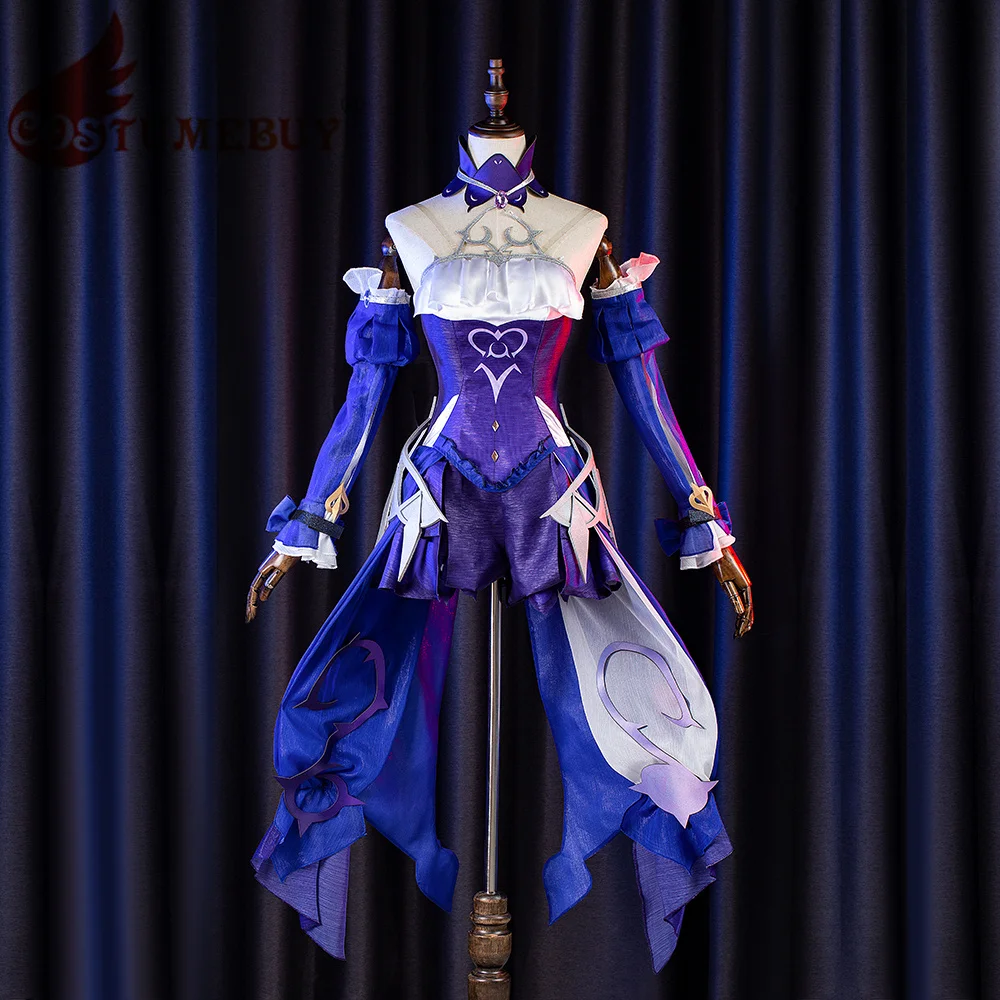 CostumeBuy Genshin Impact Fischl Cosplay Ein Immernachtstraum Costume Halloween Party Dress Suit Full Set