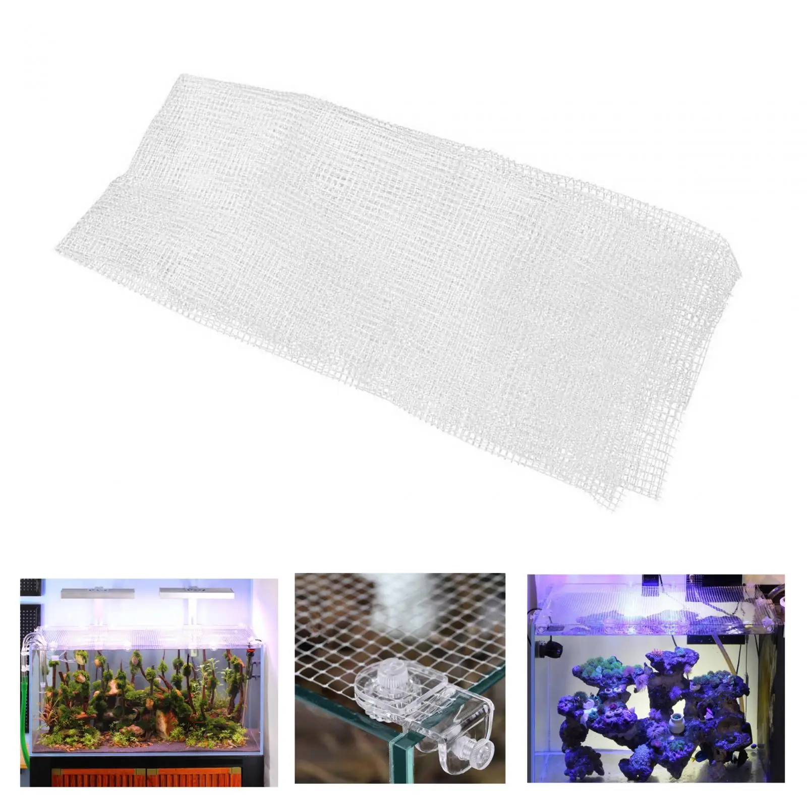 Aquarium Screen Fish Netting Invisible Mesh Screen Anti-escape Balcony Cat Netting Air Screen Net Fish Tank Top Covering