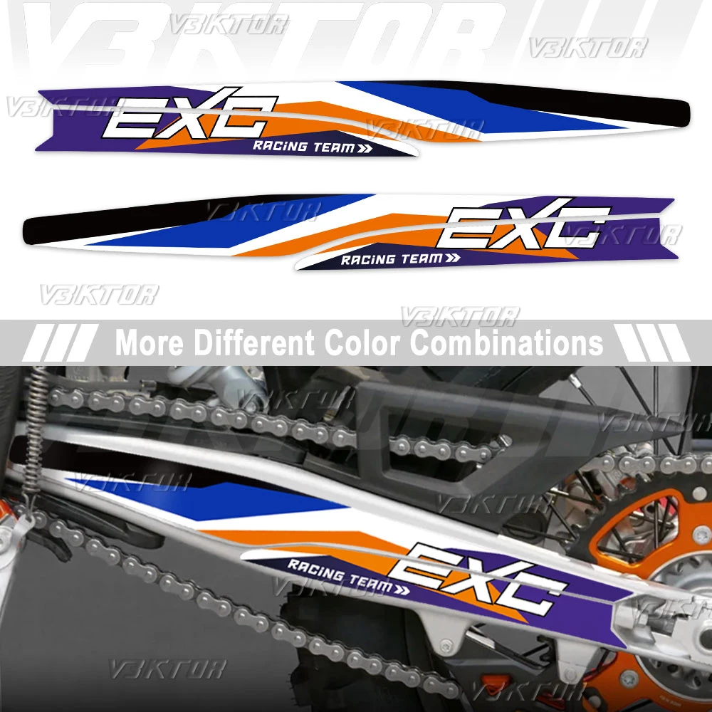 Motorcycle Swingarm Sticker Swing Arm Protection Decals For KTM 150 250 300 350 450 500 EXC EXC-F SIX DAYS 2023 2022 2021 2020