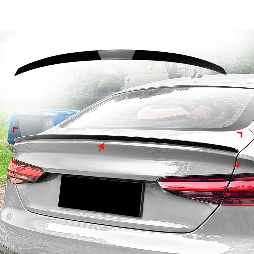 Dla Audi A5 F5 2017-2024 S5 Sportback Czterodrzwiowy Tylny Górny Spoiler Lotka Klapa Bagażnika Dachowy Zestaw Modyfikacji Karoserii Samochodu — 2