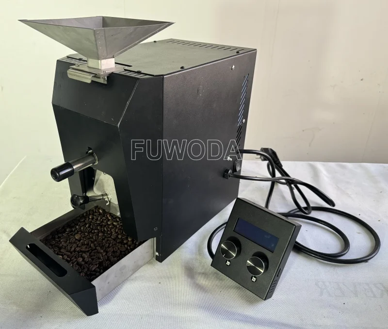 محمصة قهوة 500 جرام 3 ألوان عملية سهلة وممتعة ماكينة تحميص حبوب البن المنزلية 1600 وات #4