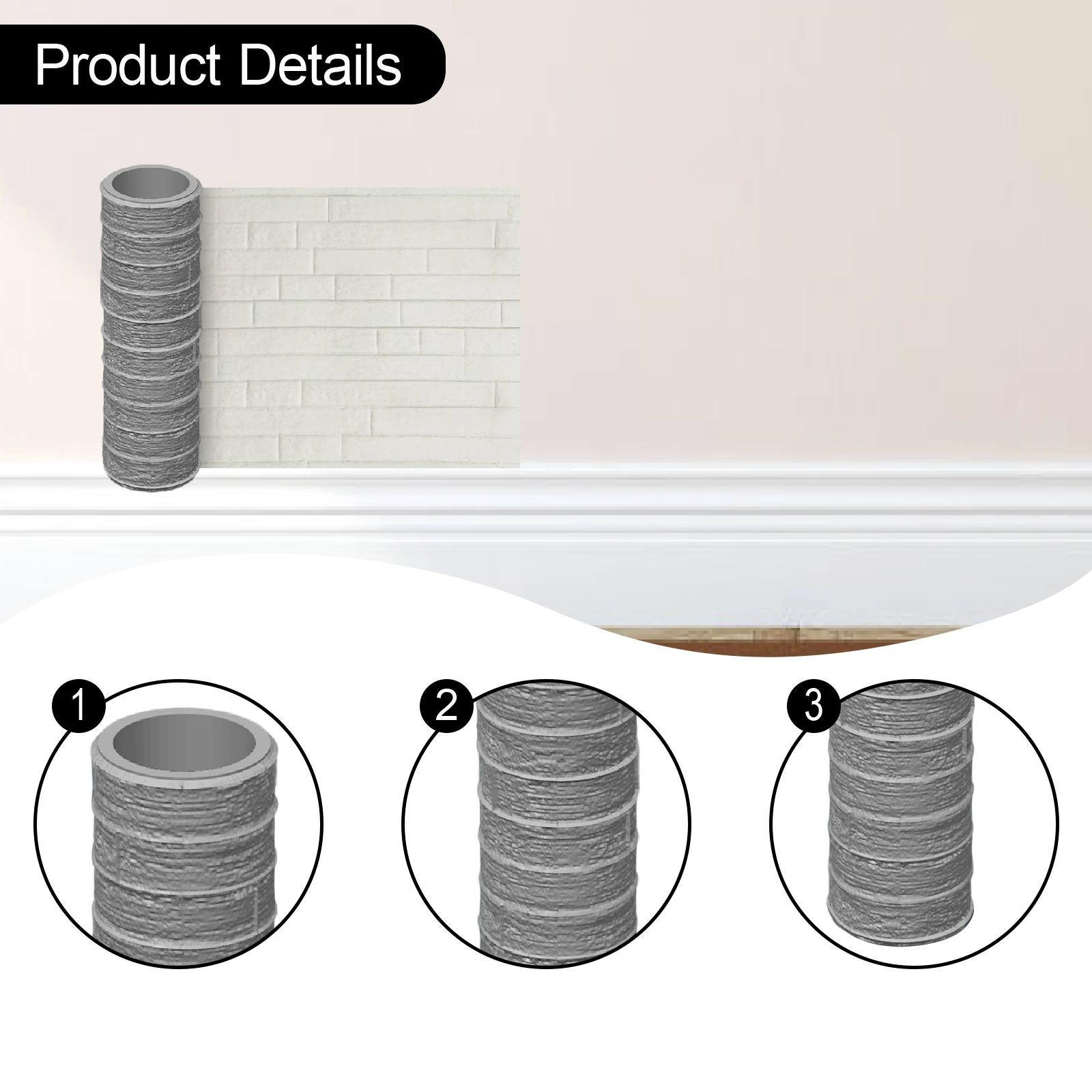 Wałek do teksturowania terenu, praktyczny prezent dla modelarzy z pianki i gliny, wysokiej jakości profesjonalne akcesoria do ręcznego modelowania.