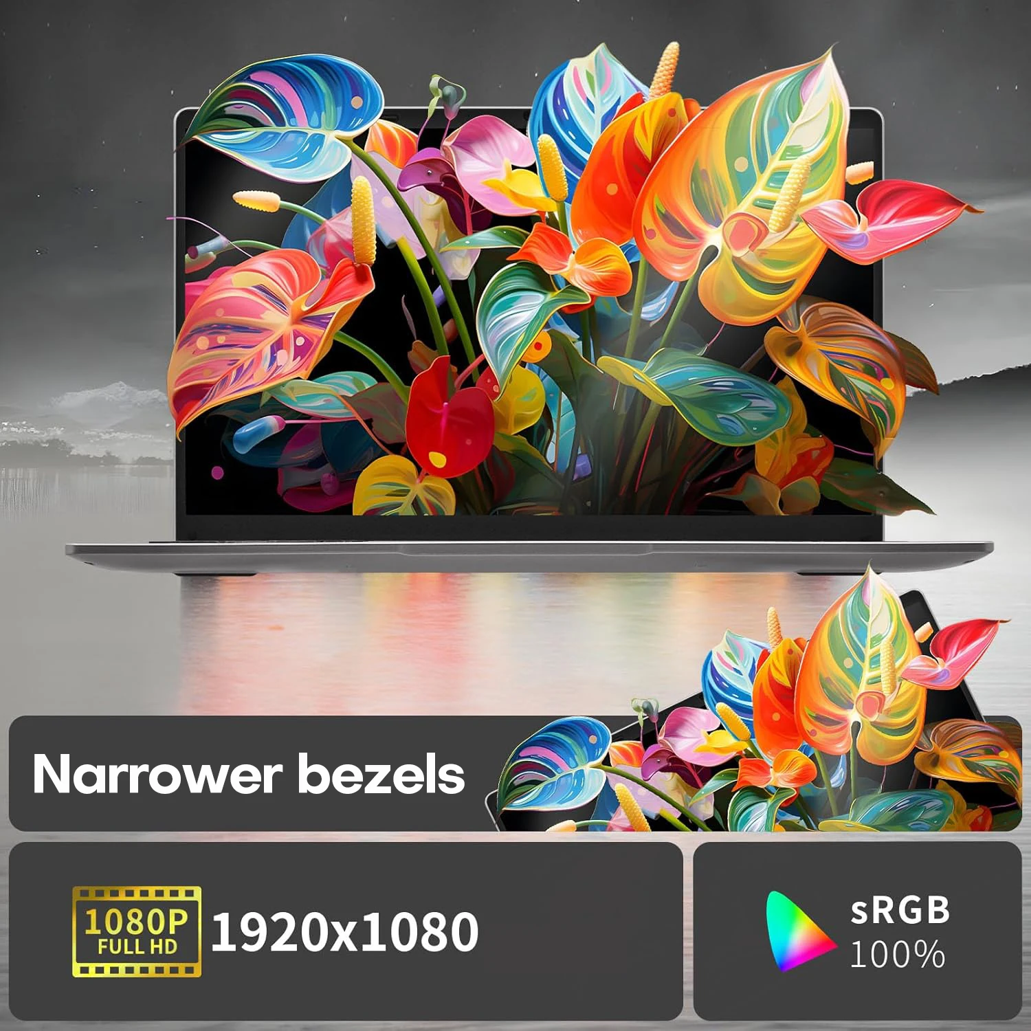 كمبيوتر محمول Erilles Windows 11 Pro Intel Atom A3950 2025 كمبيوتر محمول 12 جيجابايت رام 512 جيجابايت 1 تيرا بايت 2 تيرا بايت SSD 1080P كمبيوتر مكتبي للدراسة